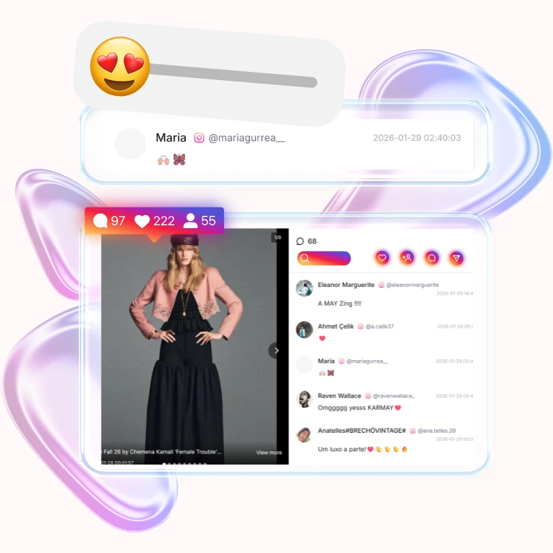 Instagram conments viewer