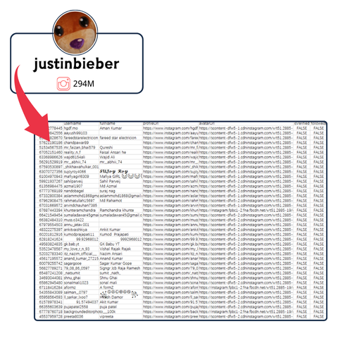 How to export Instagram followers