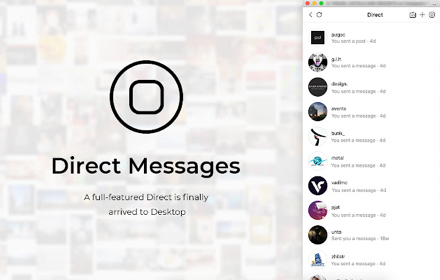 Instagram DM Interface