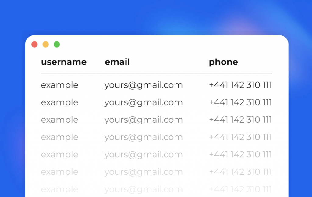 Email & Phone From Followers