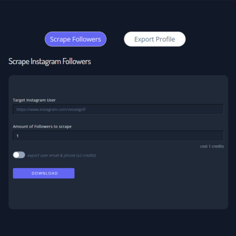 How to export Instagram followers