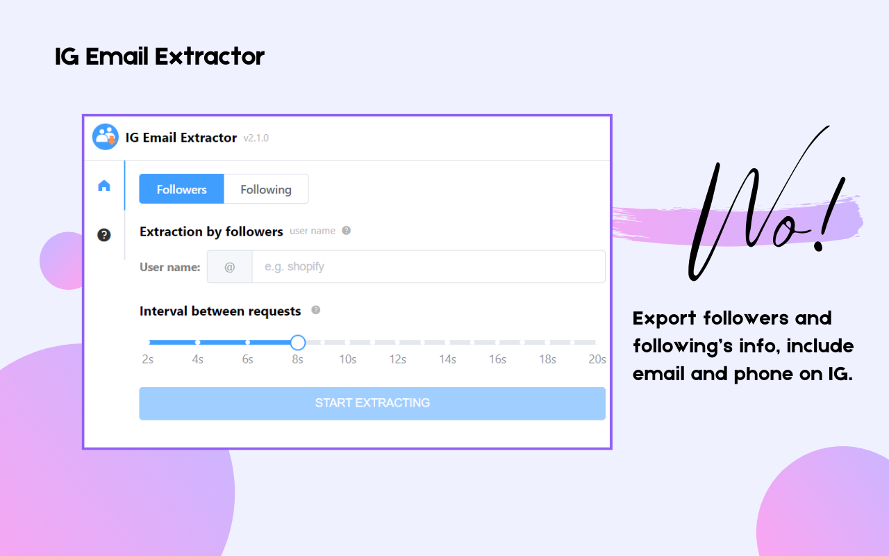 IG Email Extractor